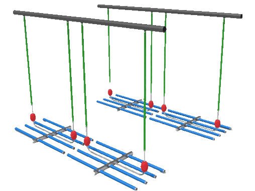 Paddle aeration system